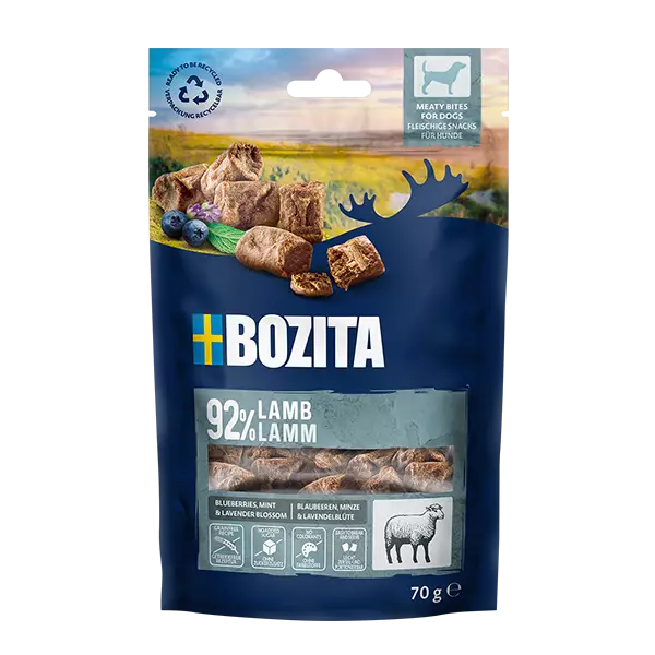 Namipala Lamb Meaty Bites 70g Bozita - Koiran herkut ja makupalat - 051531 - 1