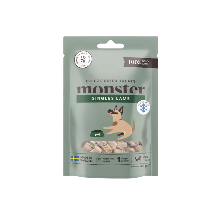 Namipala single protein Lamb Freezies monster dog - Koiran herkut ja makupalat - 029631 - 2