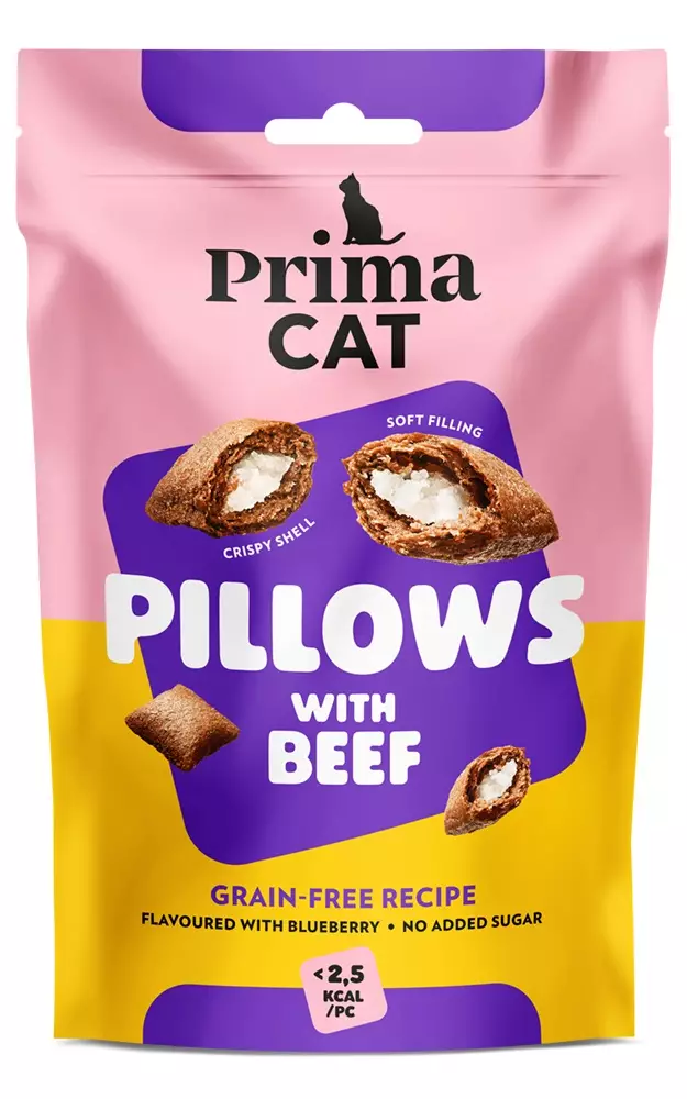 Nauta herkkutyyny 60g Pillows PrimaCat - Kissan herkut ja makupalat - 059031 - 1