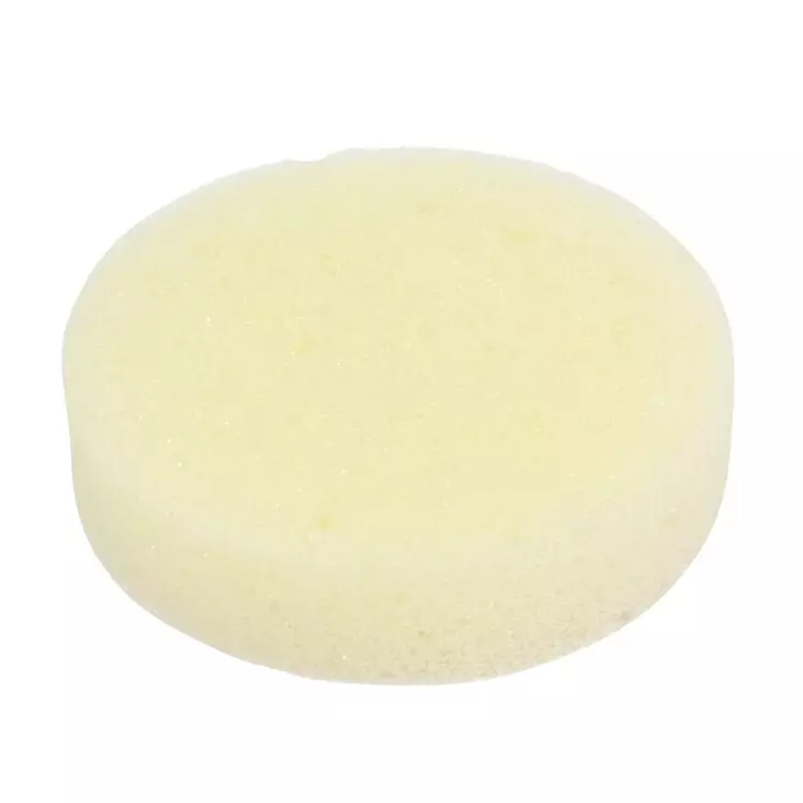 Pesusieni pyöreä 8x2cm valkoinen HS - Hevosen pesusienet ja -hanskat - 038571 - 1