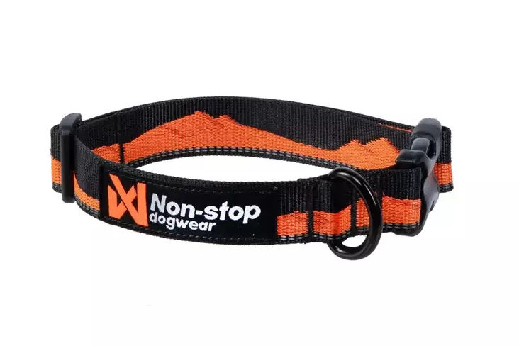 Pikalukkopanta Trail Quest musta-oranssi Non-stop dogwear - Koiran pika- ja pistolukkopannat - 050871 - 1