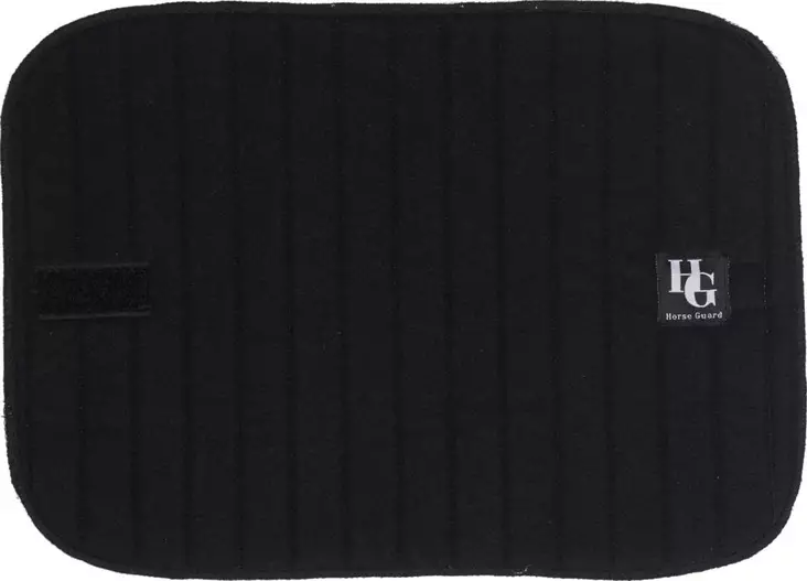 Pintelipatja froteevuorella musta KPL HorseGuard - Patjat hevosen jalkoihin - 048021 - 1