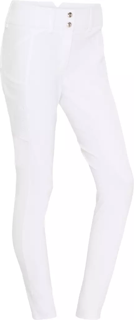 Ratsastushousut Leoni FullGrip valkoinen Equipage - Ratsastushousut - 057571 - 1
