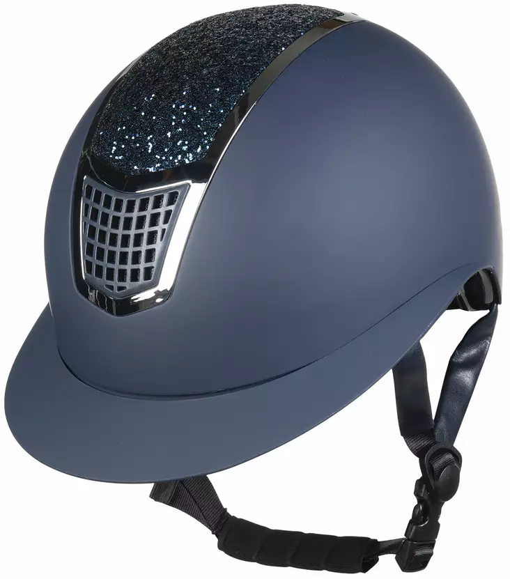Ratsastuskypärä Glamour Shield M 55-57 navy - silver HKM-sports - Ratsastuskypärät - 056301 - 1