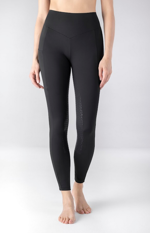 Ratsastuslegginsit Gadrifh musta Equiline - Ratsastushousut - 047081 - 1