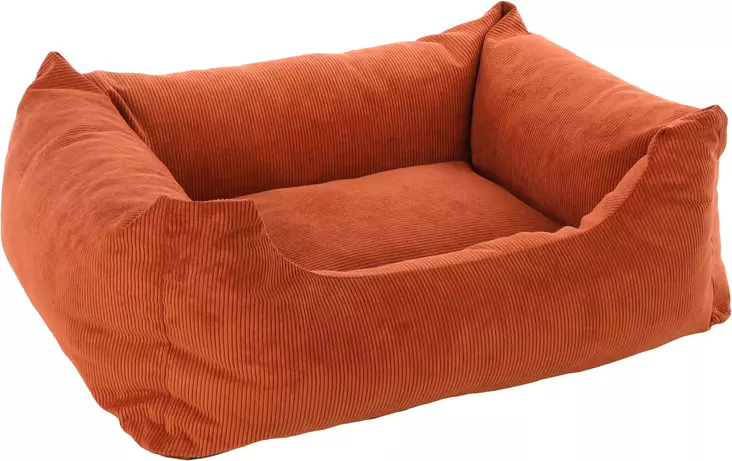 Reunapeti Celeste Rectangle 80x67x22cm cognac Flamingo - Koiran reunalliset pedit - 057711 - 1