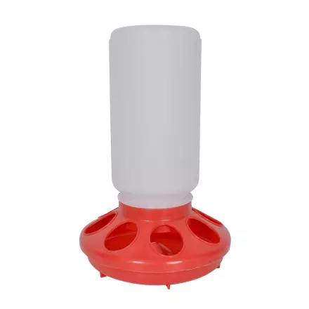 Ruokinta-automaatti 1kg 235x157mm punainen Gaun - Kotieläinten ruokinta-astiat ja ämpärit - 028601 - 1