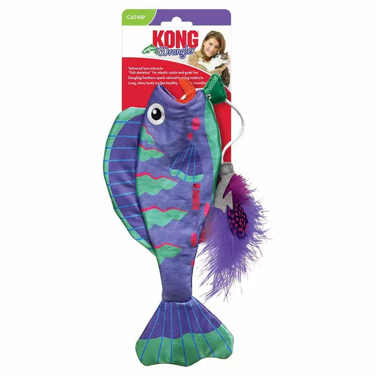 Ruotokala Wrangler Angler Fish KONG - Kissan pehmolelut - 047891 - 1