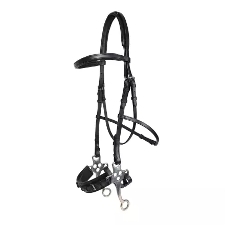 Suitset Hackamore musta Hansbo Sport - Ratsuhevosen suitset ja turpahihnat - 029191 - 1