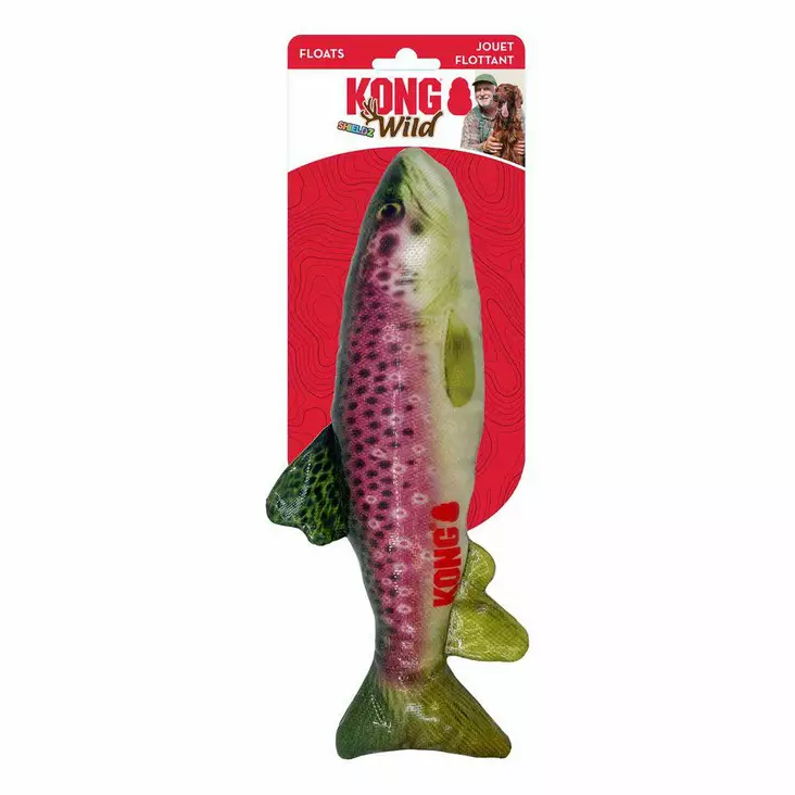Taimen M 28cm Trout Wild Shieldz KONG - Koiran pehmolelut - 047881 - 1