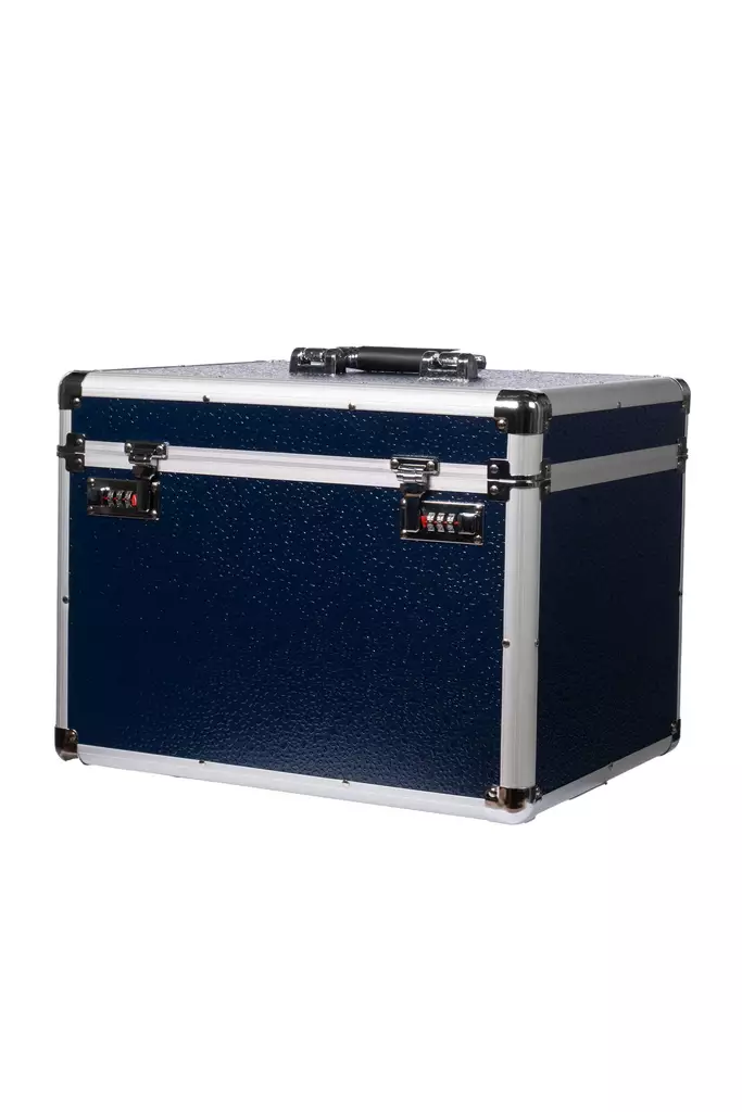 Tarvikeboxi Pearl alumiinivahvisteilla 38x28x30cm tummansininen HKM-sports - Hevosen varusteiden kuljetus ja säilytys - 056141 - 1