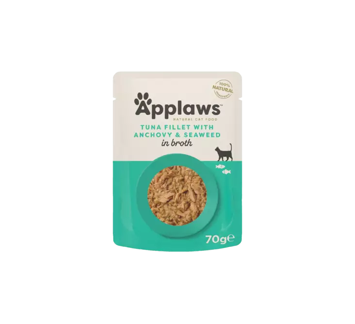 Tonnikala anjovis 70g pss Applaws Cat - Aikuisten kissojen säilykkeet - 003761 - 2
