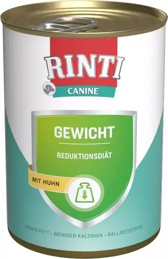 Weight Low Calorie kana 400g Rinti Canine - Koiran säilykkeet erityisruokavaliot - 003831 - 2