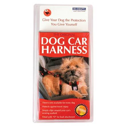 Turvavyövaljas puna/musta Hi-Craft - Koiran turvavaljaat ja liittimet - 001812 - 2