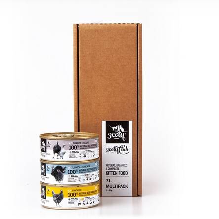 Multipack Kitten 71B 6x80g 3coty - Aikuisten kissojen säilykkeet - 039432 - 1