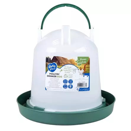 Juoma-automaatti ECO 7L kahvalla vihreä Duvo+ - Kotieläin lintujen ruokinta - 056982 - 2