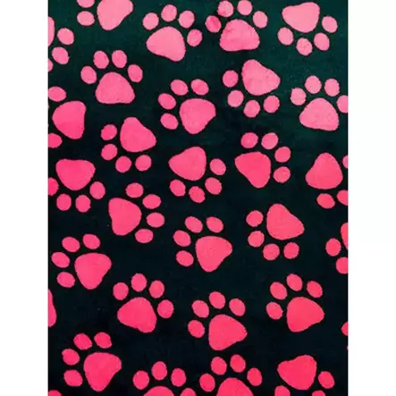 Alusta musta / rosa tassu Juunik - Koiran alustat ja matot - 060182 - 2