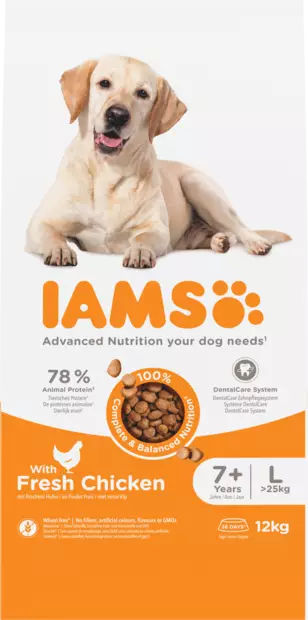 Dog Senior Large 12kg Iams Advanced Nutrition - Koiran kuivaruoat ikääntyville koirille - 013052 - 4