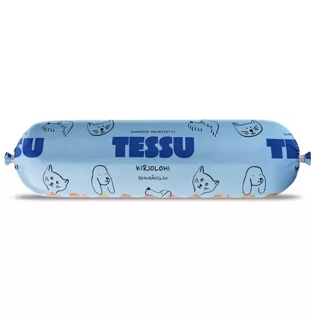 Kirjolohi jauhettu 500g pakaste Tessu - Koiralle pakastelihat ja -elimet - 043632 - 2