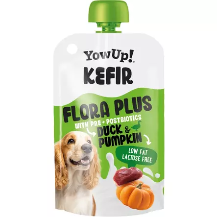 Koiran kefiiri Flora Plus ankka-kurpitsa 115g YowUp! - Koirien funktionaaliset makupalat - 058012 - 1