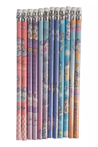 Lyijykynäsetti Unicorn 12kpl HKM-sports - Koti ja sisustus - 055812 - 2