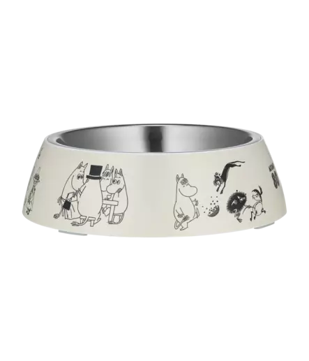 Melamiinikuppi Moomin for Pets 80 XL 1200ml beige Muurla - Koiran muovi- ja melamiinikupit - 054772 - 2