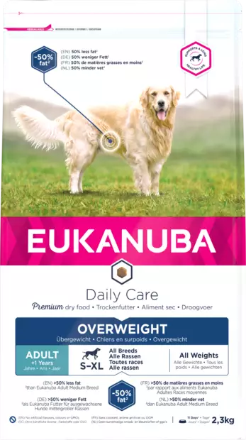 Overweight Daily Care Eukanuba - Koiran kuivaruoat aikuisille koirille - 023772 - 1