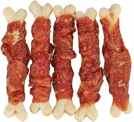 Puruluu Grand Chicky ankanlihapäällisellä 10,5cm 18g - Koirien puruluut - 056232 - 2