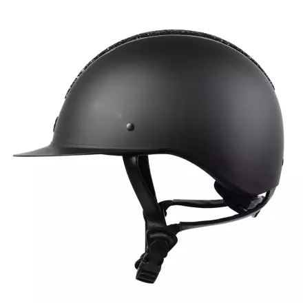 Ratsastuskypärä Silhouette mattamusta / musta glitter Hansbo Sport - Ratsastuskypärät - 019152 - 2