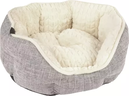 Reunapeti Zupo Octagon harmaa-valkoinen Flamingo - Koiran reunalliset pedit - 057712 - 1