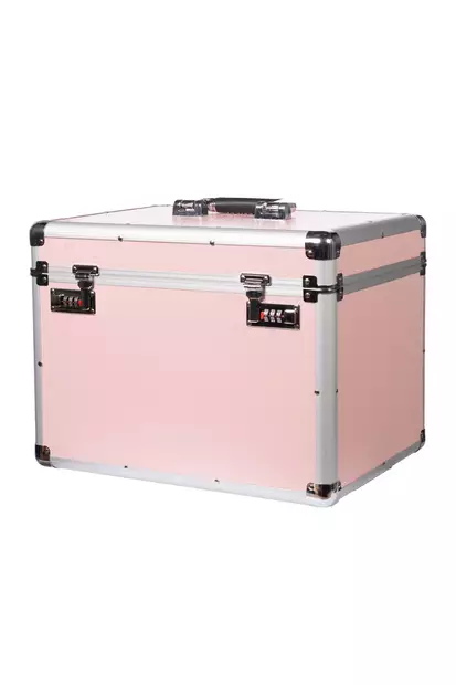 Tarvikeboxi Pearl alumiinivahvisteilla 38x28x30cm antiikin pinkki HKM-sports - Hevosen varusteiden kuljetus ja säilytys - 056142 - 1