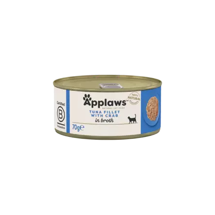 Tonnikala rapu 70g tlk Applaws cat - Aikuisten kissojen säilykkeet - 003672 - 2