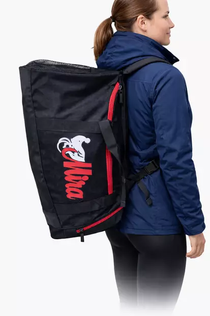 Treenilaukku 841 musta-punainen Mira - Raviurheilijan asusteet - 056022 - 2