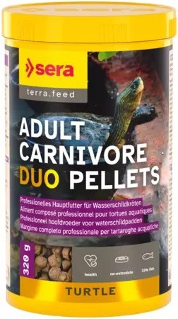 Vesikilpikonnille Carnivor 1000ml Sera - Kilpikonnien ruokinta ja lisäravinteet - 003992 - 2