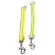 Jatkopala taluttimeen 2x25cm neonkeltainen Alac - Koiran heijastimet ja turvavalot - 031362 - 1