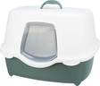 Kattovessa Davio 56x39x39cm vihreä-valkoinen Trixie - Kissan katetut vessat - 034632 - 2