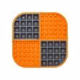 LickiMat Slomo nuolumatto 20x20cm oranssi-musta - Koiran aktivointilelut - 038582 - 2