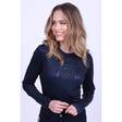 Pitkähihainen paita Lindsey navy HV Polo - Ratsastuspaidat ja -hupparit - 031662 - 3