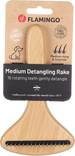 Pohjavillahara Bambu M pyörivillä piikeillä Flamingo - Koiran pohjavillan- ja takunpoistajat - 036352 - 2