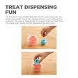 Aktivointipallo Dog Rumble Puzzle Topsy Treat Ball 12cm oranssi Nina Ottosson - Koiran aktivointilelut - 055692 - 3