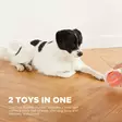 Aktivointipallo Dog Rumble Puzzle Topsy Treat Ball 12cm oranssi Nina Ottosson - Koiran aktivointilelut - 055692 - 2