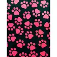 Alusta musta / rosa tassu Juunik - Koiran alustat ja matot - 060182 - 2