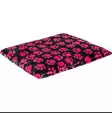 Alusta musta / rosa tassu Juunik - Koiran alustat ja matot - 060182 - 1