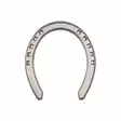 Alumiinikenkä etukenkä puolipyöreä 16x8mm Mustad - Ratsun rautakengät - 056452 - 1