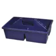 Harjalaatikko kahvalla 38x25x11cm sininen Hansbo Sport - Hevosen hoitovälineiden säilytys - 010442 - 1