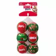 Holiday SqueakAir Ball M 6,3cm KONG - Koiran pallot ja heittolelut - 054492 - 1
