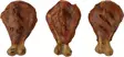 Kanaherkku BBQ Chops 8cm KG Flamingo - Koiran herkut ja makupalat - 059092 - 1