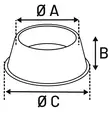 Keramiikkakuppi Piccu 150ml 11cm vaaleanvihreä Flamingo - Pieneläinten juoma- ja ruokinta-astiat - 057382 - 3