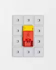 Lisäpala Peach 6x6x5,5cm punainen Pawzler - Koiran aktivointilelut - 059892 - 5