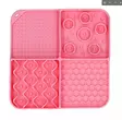 Nuolumatto syvä 4 osaa 21x21cm pinkki Eat Slow Live Longer - Koiran aktivointilelut - 059902 - 2